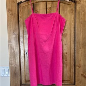 GAP Fuchsia Spaghetti Strap Dress
